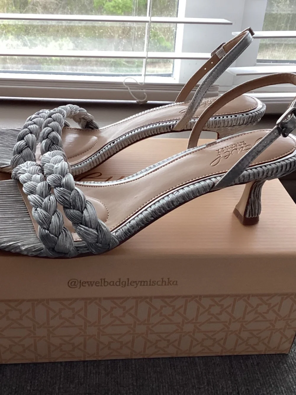 Jewel Badgley Mischka Sharon Slingback Sandal (Women) - Picture 11 of 16